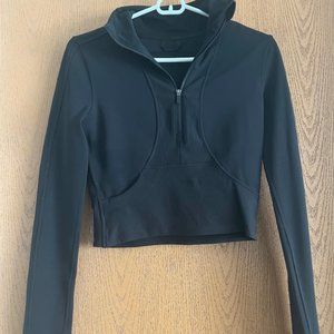 Lululemon Half Zip Crop Top (Size 4)
